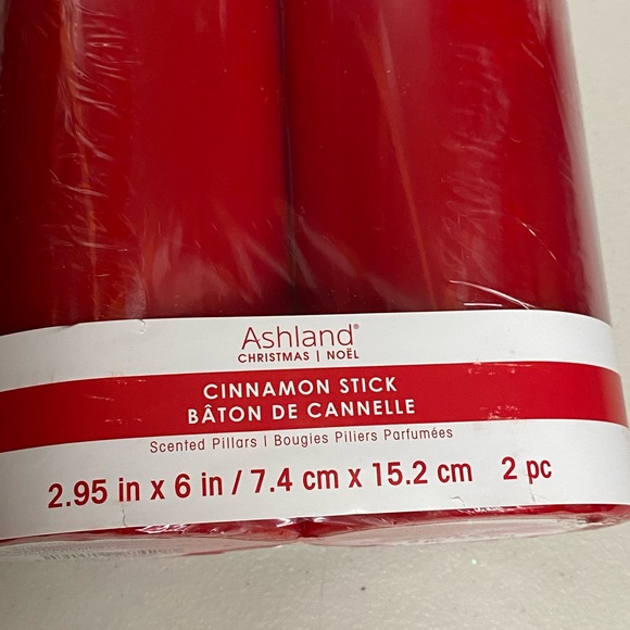 New Red pillar candles 6” - Picture 3 of 6